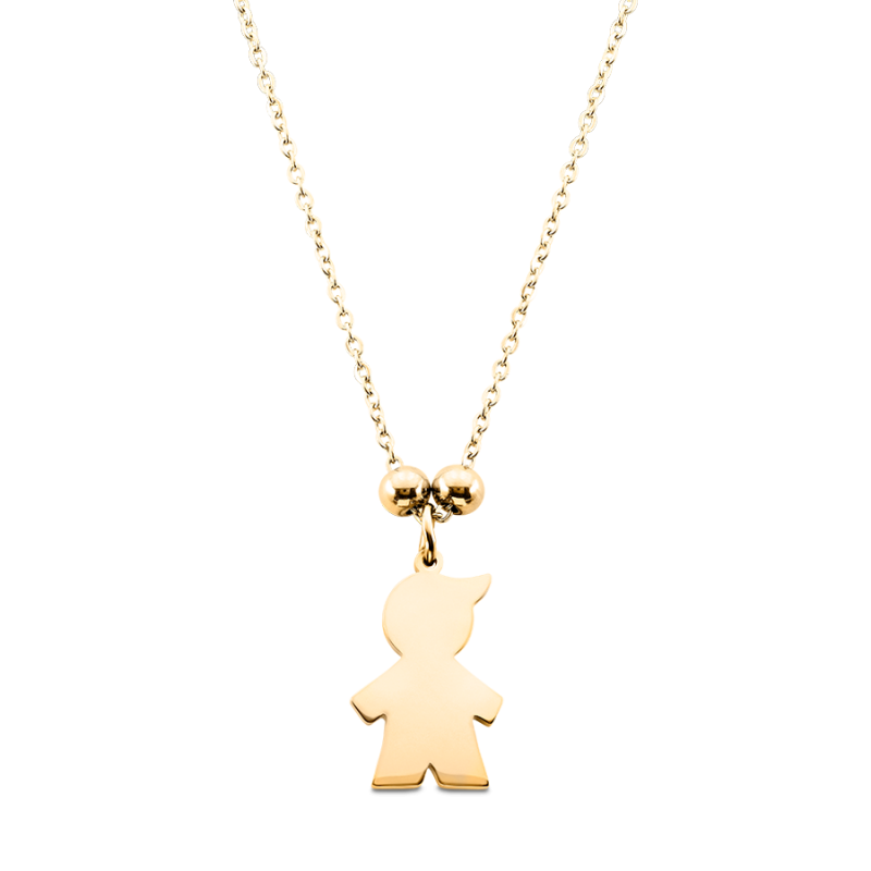 Gepersonaliseerde Zoon Ketting - Gold - 62