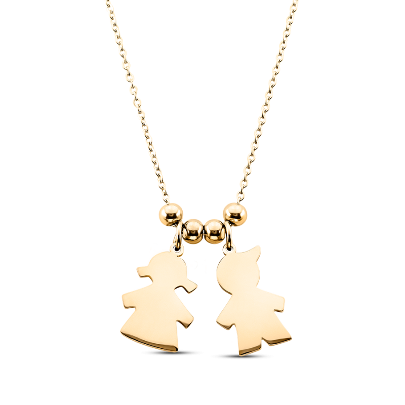 Gepersonaliseerde Kinderen Ketting - Gold - 62