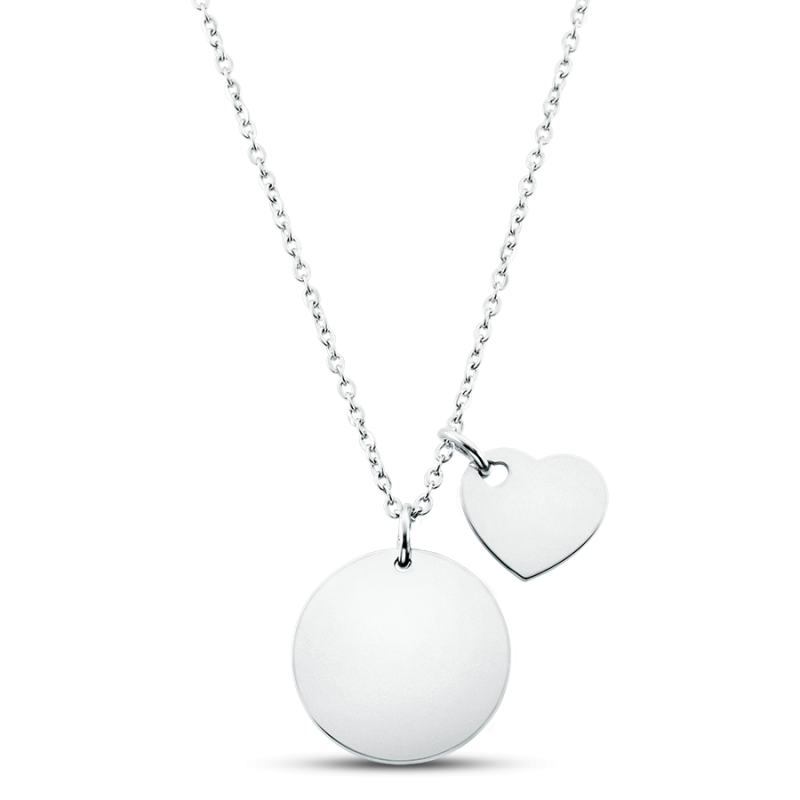 Gepersonaliseerde Illustratie Ketting - Silver - 60