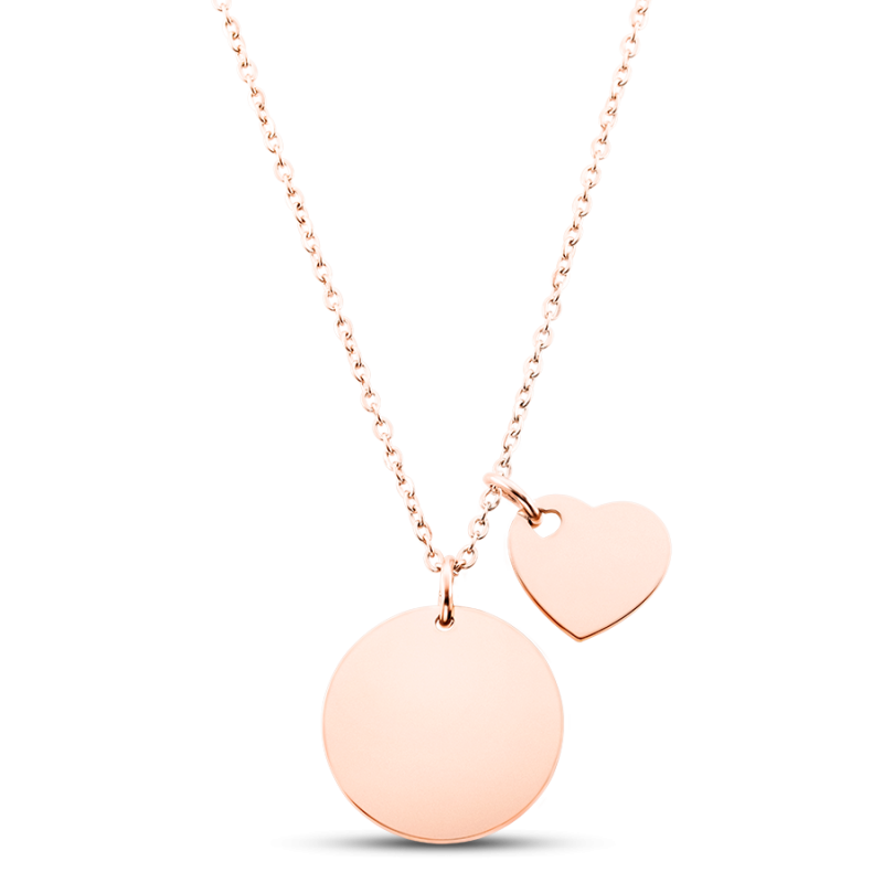 Gepersonaliseerde Illustratie Ketting - Rosegold - 61