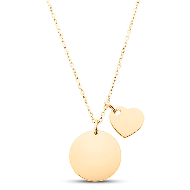 Gepersonaliseerde Illustratie Ketting - Gold - 62