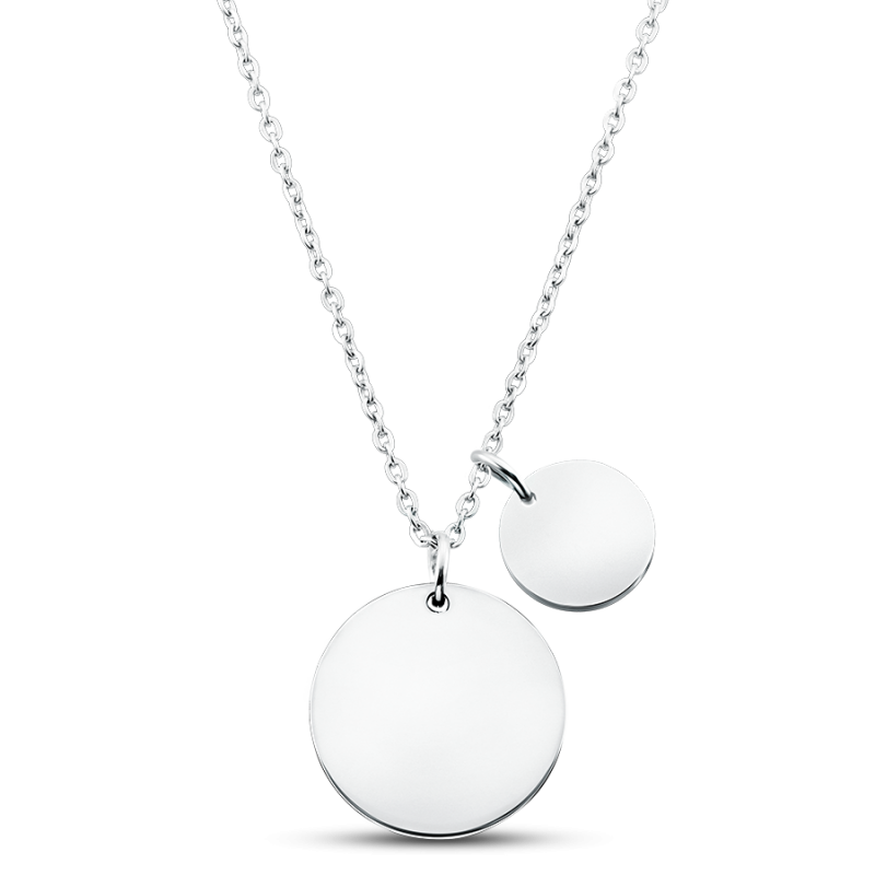 Gepersonaliseerde Illustratie Ketting - Silver - 60