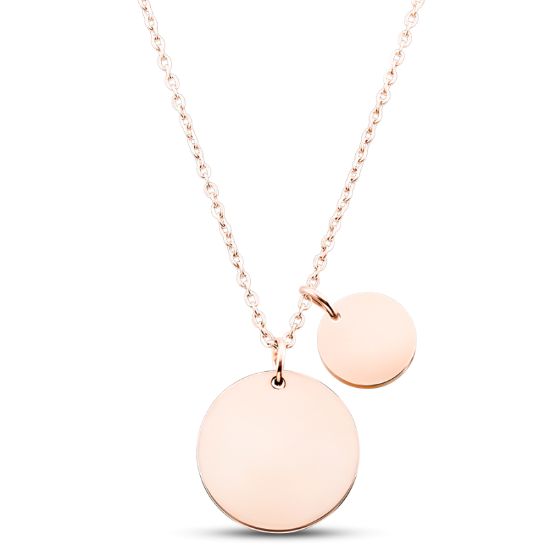 Gepersonaliseerde Illustratie Ketting - Rosegold - 61