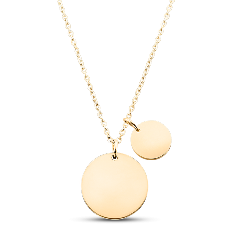 Gepersonaliseerde Illustratie Ketting - Gold - 62