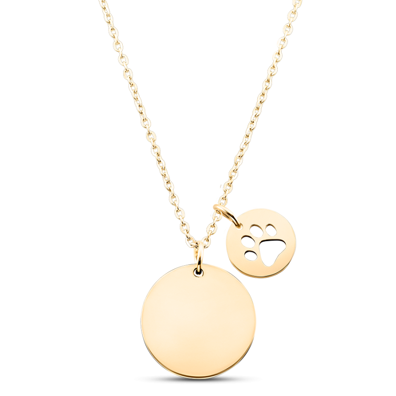 Gepersonaliseerde Hondenras Ketting - Gold - 62