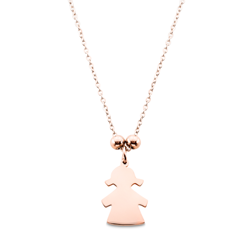 Gepersonaliseerde Dochter Ketting - Rosegold - 61