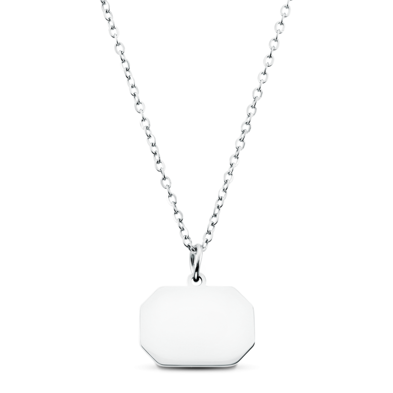 Gepersonaliseerde Illustratie Ketting - Silver - 60