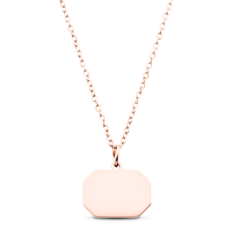 Gepersonaliseerde Illustratie Ketting - Rosegold - 61