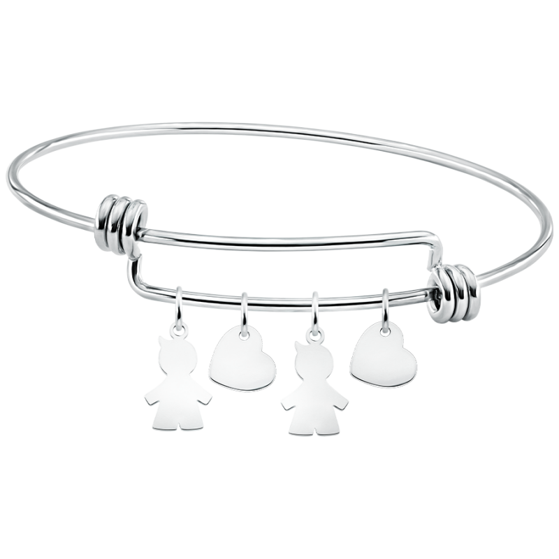 Gepersonaliseerde Meerdere Zoons Liefde Bedelarmband - Silver - 60