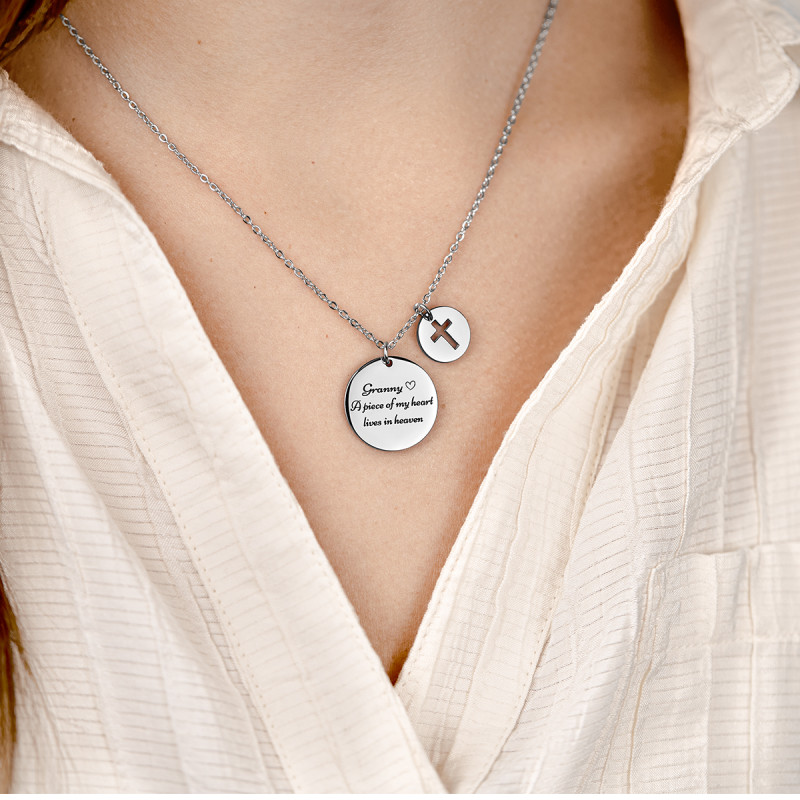 Gepersonaliseerde Kruis Ketting